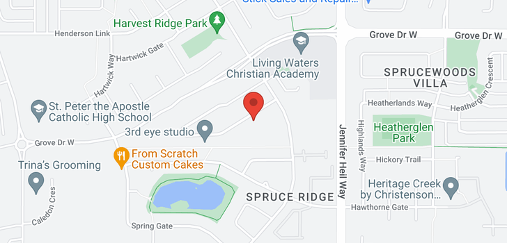 map of 151 SPRUCE GARDENS CR